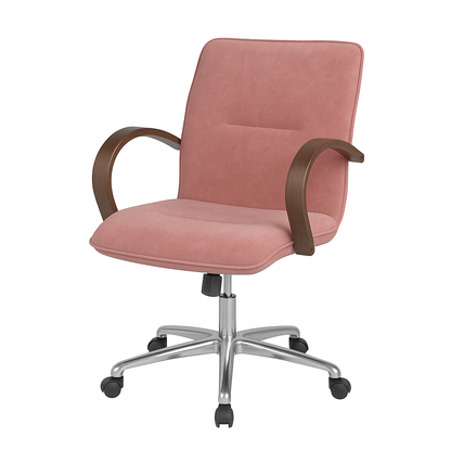 Scaun ergonomic catifea ROZ | model OMEGA O
