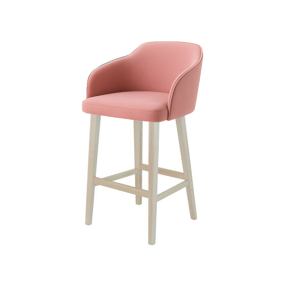 Scaun insula catifea GALBENA | model CROCO