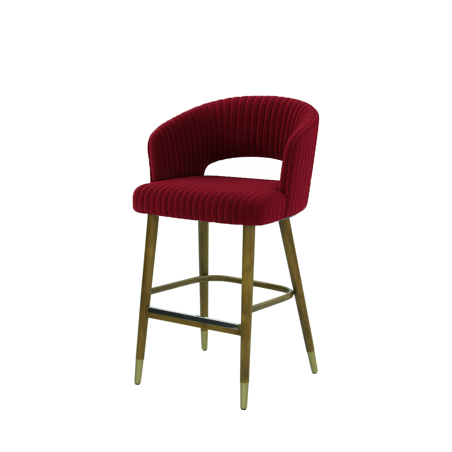 Scaun insula catifea ALBASTRA | model THOMAS