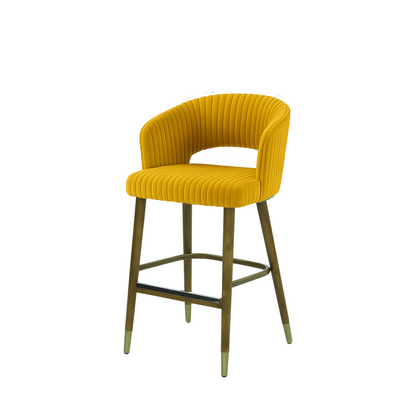 Scaun insula catifea ALBASTRA | model THOMAS