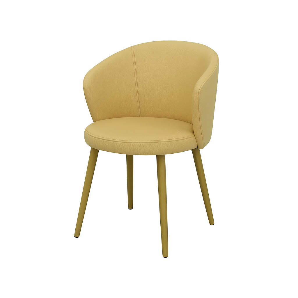 Scaun piele GALBENA | model JAY