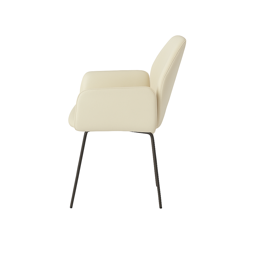 Scaun piele ALBASTRA | model PETRA