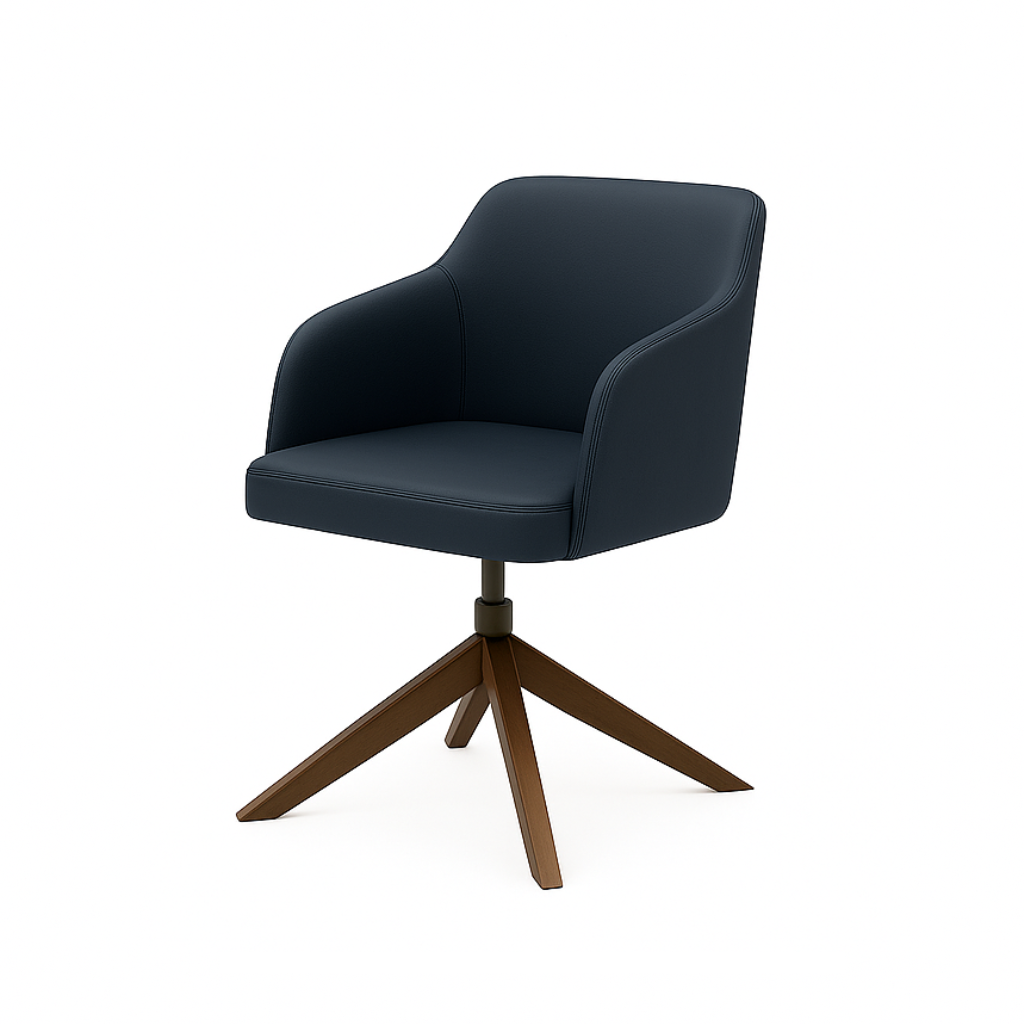 Scaun piele GALBENA | model ROBI