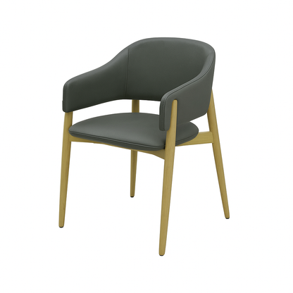 Scaun piele GALBENA | model ALMA