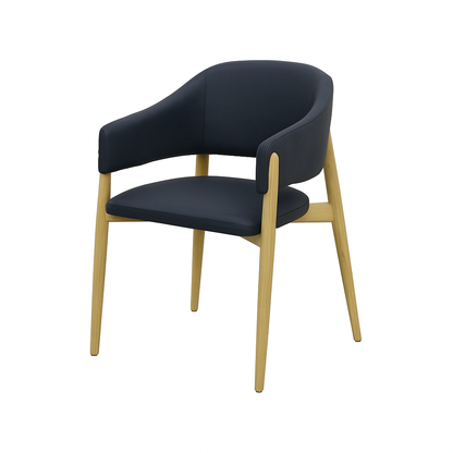 Scaun piele GALBENA | model ALMA