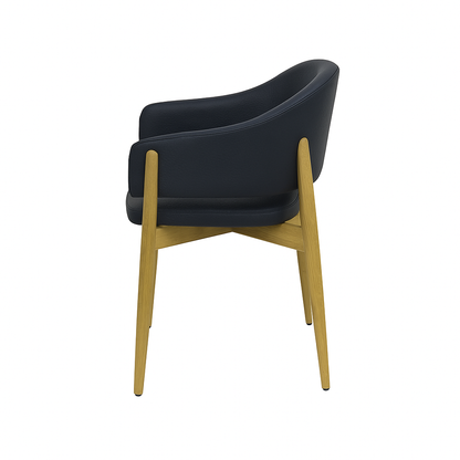 Scaun piele VERDE | model ALMA