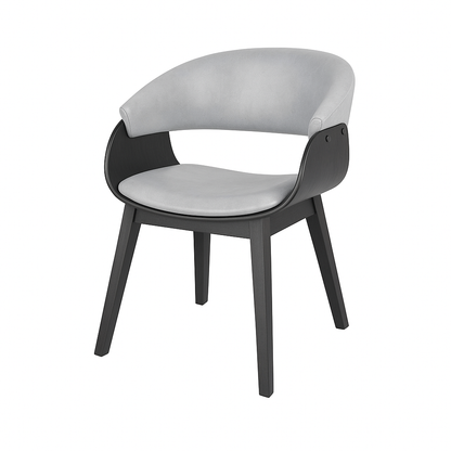 Scaun piele GRI | model BRANDO