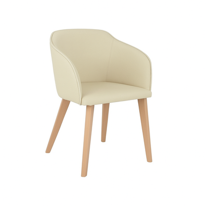 Scaun piele ALBA | model CROCO