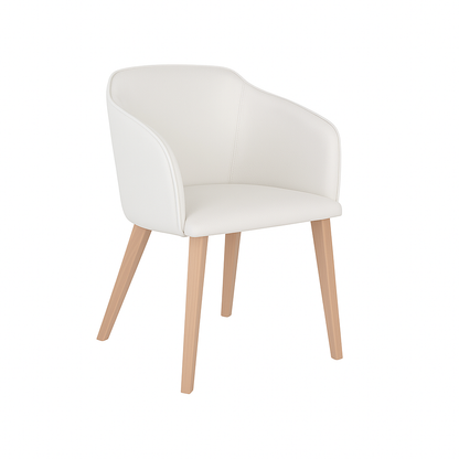 Scaun piele BEJ | model CROCO