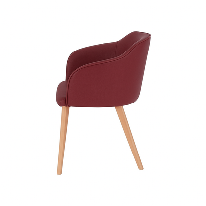 Scaun piele GALBENA | model CROCO