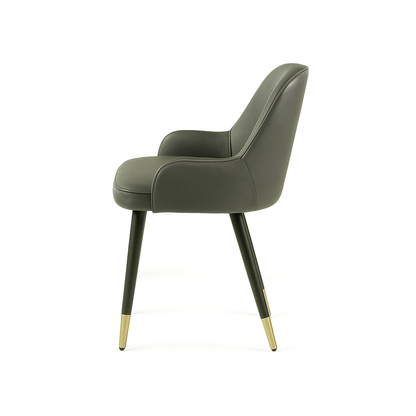 Scaun piele GALBENA | model ROCCO G